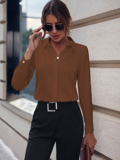 MOREAU LYON | CHEMISE CLASSIQUE À MANCHES LONGUES POUR FEMMES