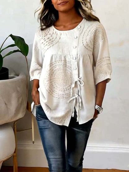 MOREAU LYON | TOP BRODÉ CLASSIQUE POUR FEMME