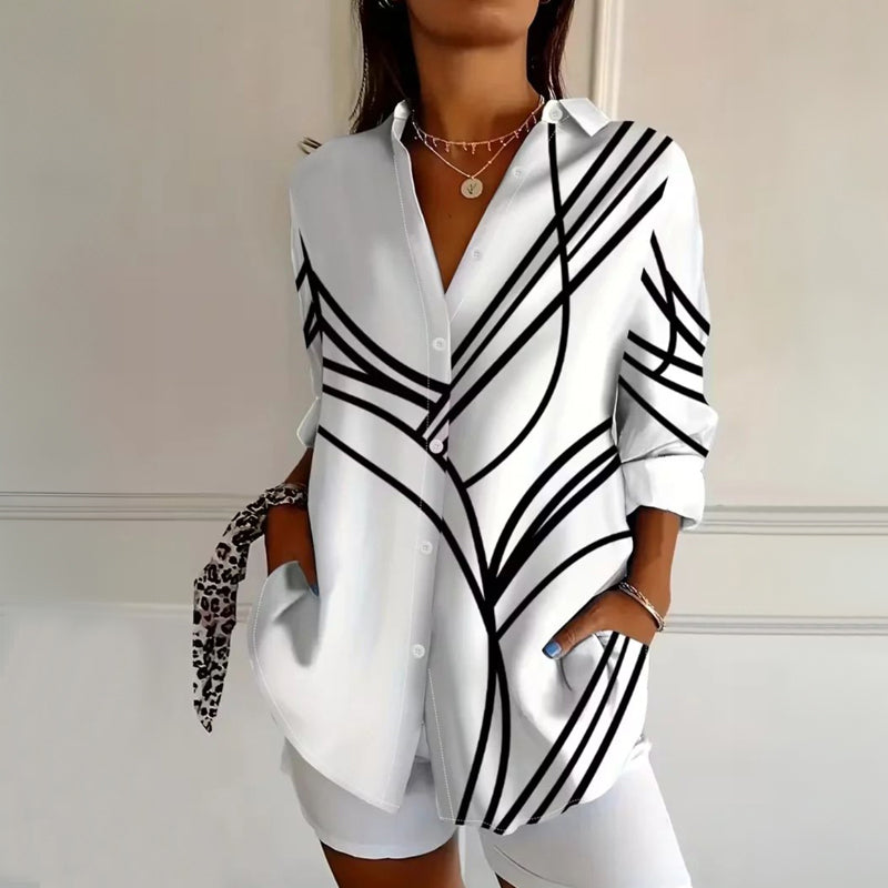 MOREAU LYON | BLOUSE IMPRIMÉE BOUTONNÉE FEMME