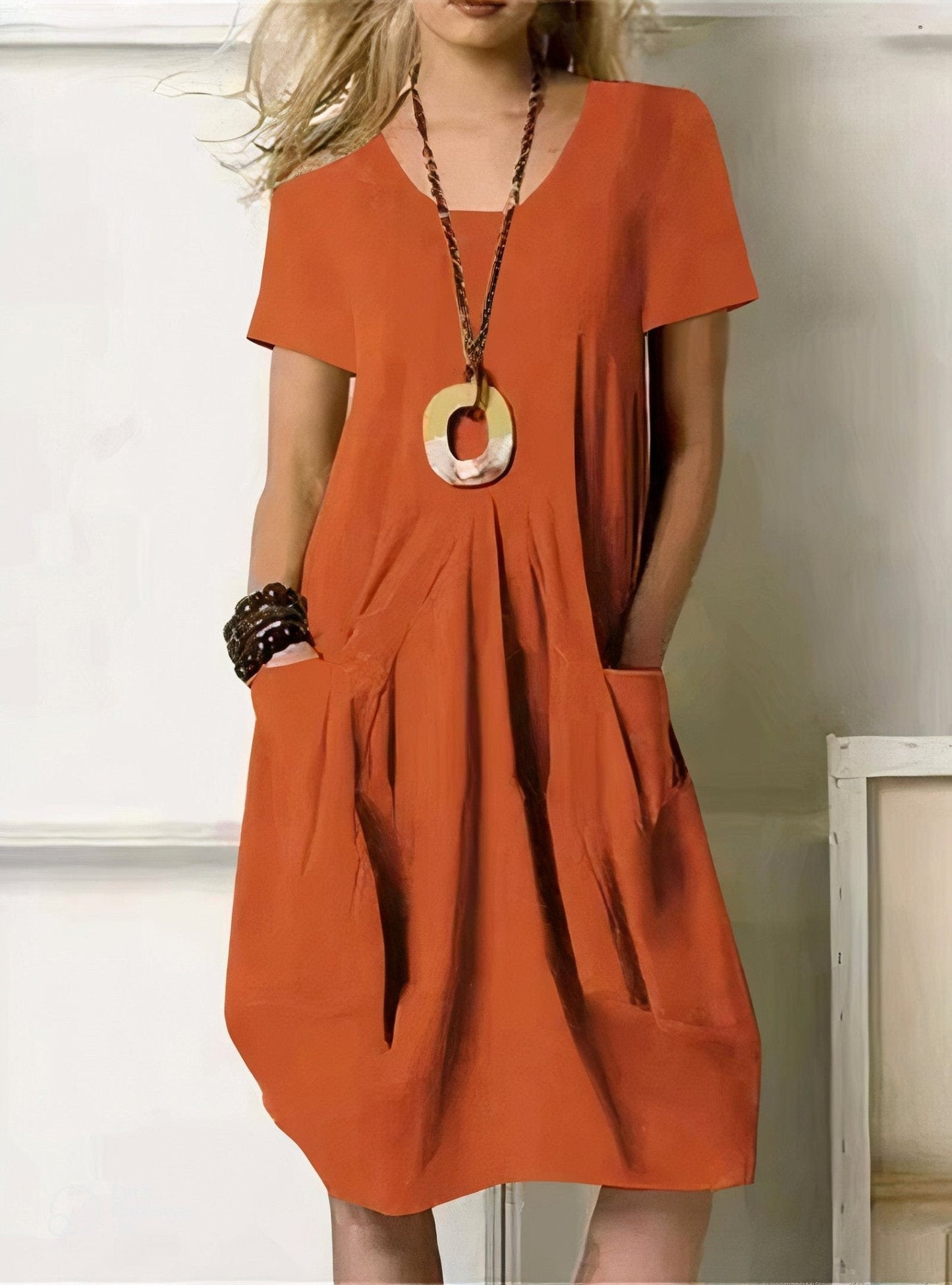 MOREAU LYON | ROBE MIDI FLUIDE FEMME