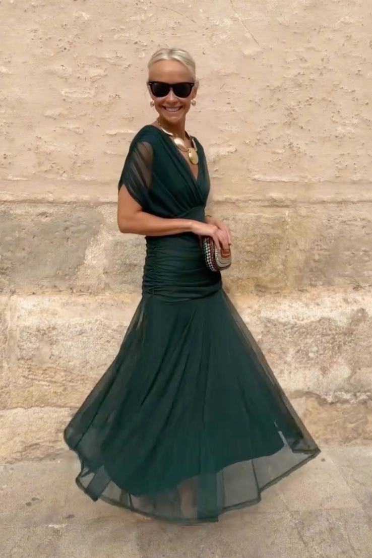 MOREAU LYON | ROBE LONGUE FLUIDE POUR FEMME