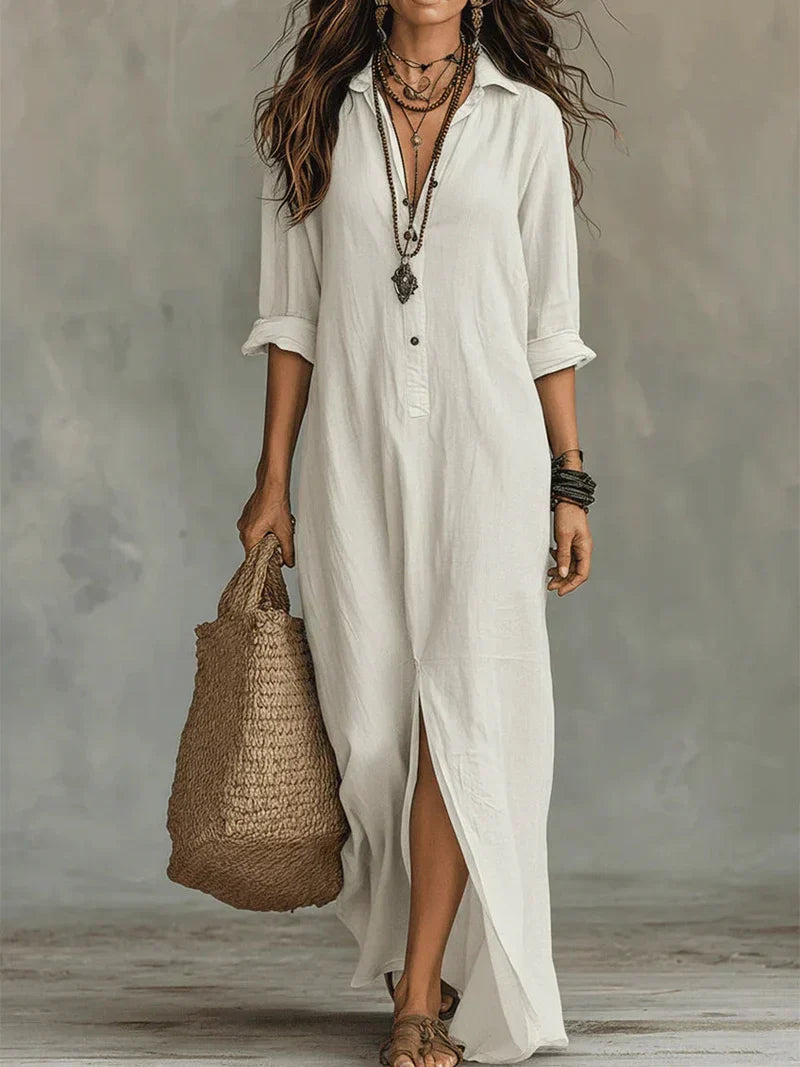 MOREAU LYON | ROBE MAXI FLUIDE ET CHIC POUR FEMMES