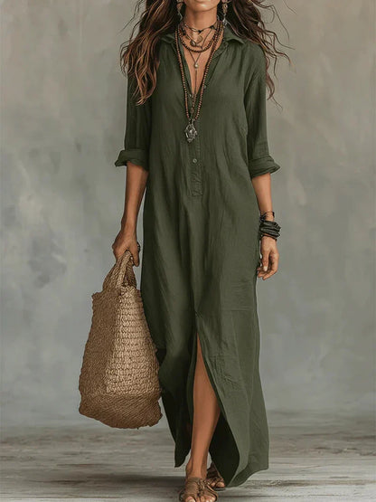 MOREAU LYON | ROBE MAXI FLUIDE ET CHIC POUR FEMMES