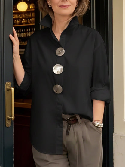 MOREAU LYON | WOMEN'S CLASSIC BUTTON-UP BLOUSE