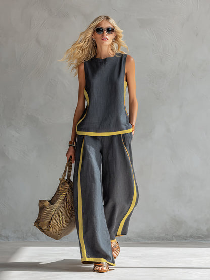 TREMBLAY MONTRÉAL | ENSEMBLE EN LIN CHIC POUR FEMME