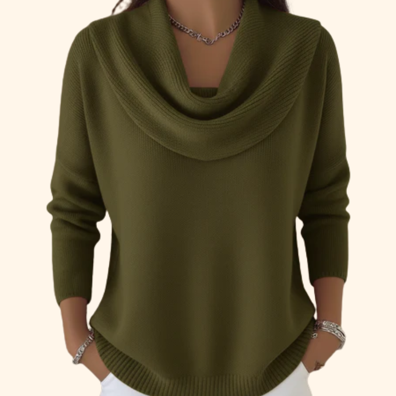 MOREAU LYON | Women's Elegant Collar Sweater