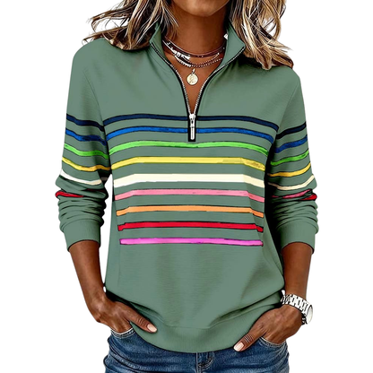 MOREAU LYON | PULL FEMME EN MAILLES COLORÉES