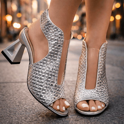 TREMBLAY MONTRÉAL | SANDALES À TALON TRESSÉES POUR FEMMES