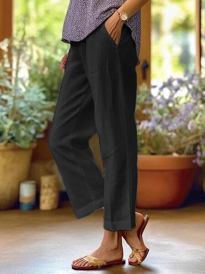 TREMBLAY MONTRÉAL | PANTALON COUPE RELAXÉE EN LIN POUR FEMME