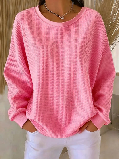 MOREAU LYON | PULL OVERSIZE EN MAILLE GAUFRÉE POUR FEMME