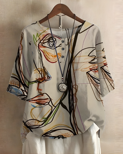 MOREAU LYON | WOMEN'S PRINTED TOP