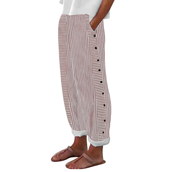 TREMBLAY MONTRÉAL | PANTALON FLUIDE RAYÉ POUR FEMMES