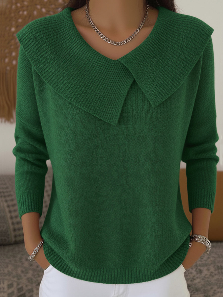 MOREAU LYON | PULL COL CLASSIQUE POUR FEMME
