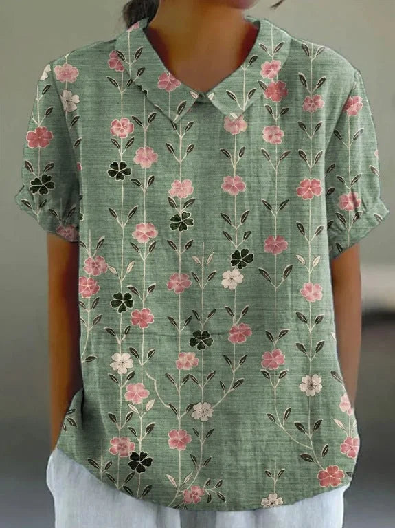 MOREAU LYON | CHEMISE FLORALE DE PRINTEMPS POUR FEMMES