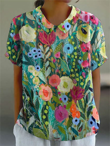 MOREAU LYON | CHEMISE FLORALE FEMME