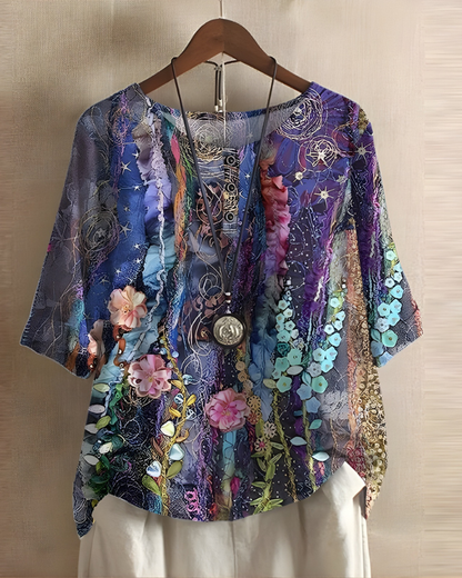 MOREAU LYON | WOMEN'S PRINTED TOP