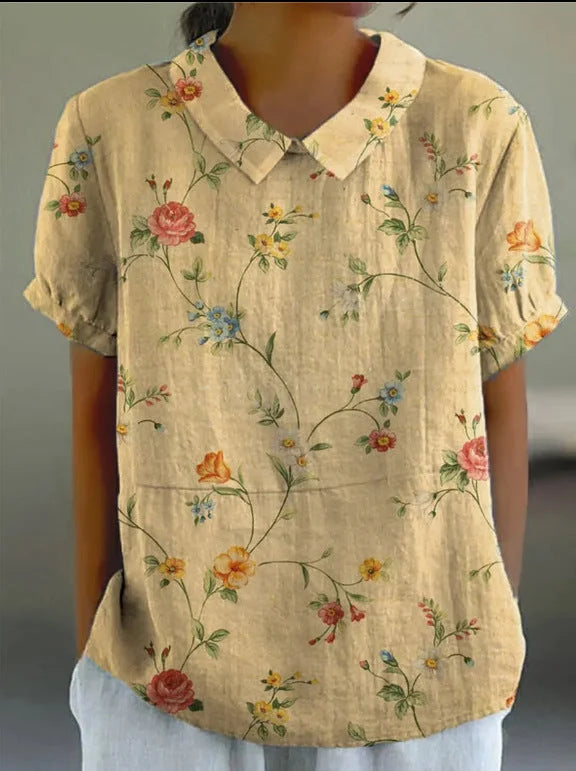 MOREAU LYON | CHEMISE FLORALE DE PRINTEMPS POUR FEMMES