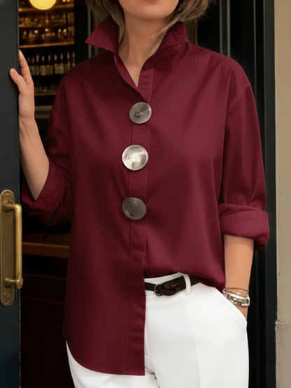 MOREAU LYON | WOMEN'S CLASSIC BUTTON-UP BLOUSE