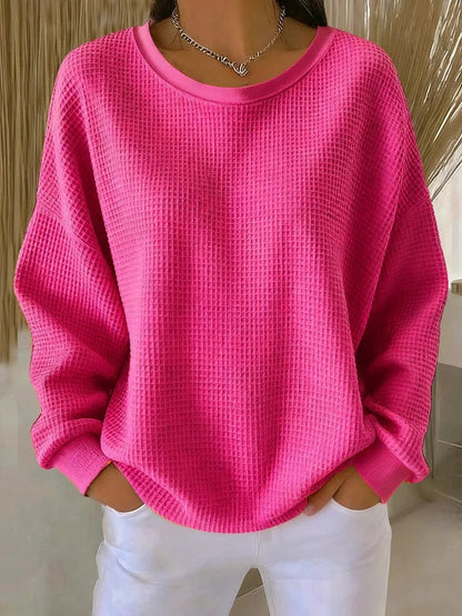 MOREAU LYON | PULL OVERSIZE EN MAILLE GAUFRÉE POUR FEMME
