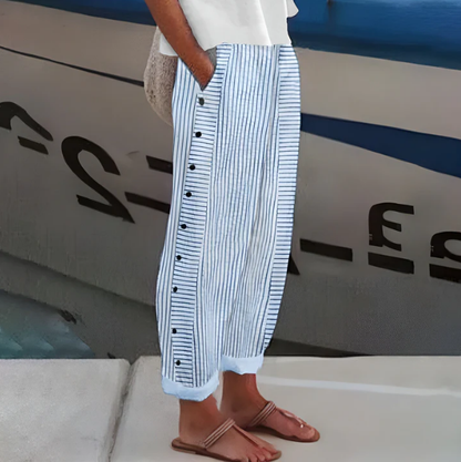TREMBLAY MONTRÉAL | PANTALON FLUIDE RAYÉ POUR FEMMES