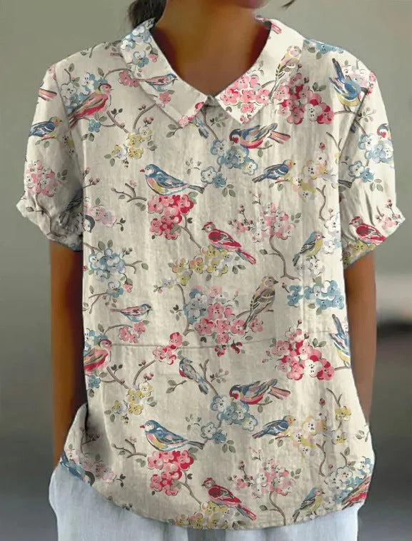 MOREAU LYON | CHEMISE FLORALE DE PRINTEMPS POUR FEMMES