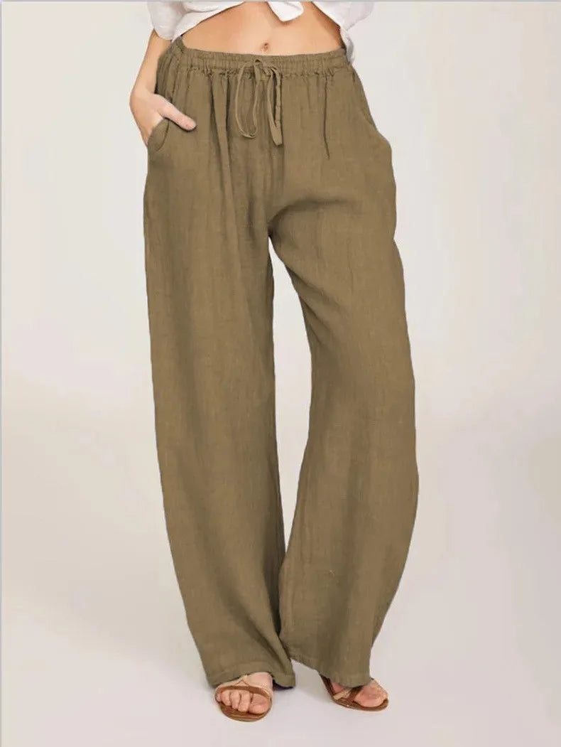 MOREAU LYON | WOMEN'S WIDE LEG CLASSIC TROUSERS