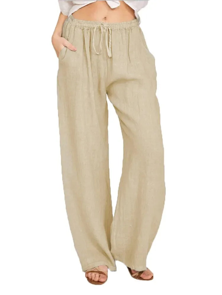 MOREAU LYON | WOMEN'S WIDE LEG CLASSIC TROUSERS