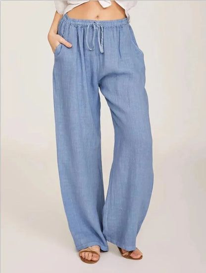 MOREAU LYON | WOMEN'S WIDE LEG CLASSIC TROUSERS
