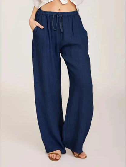 MOREAU LYON | WOMEN'S WIDE LEG CLASSIC TROUSERS