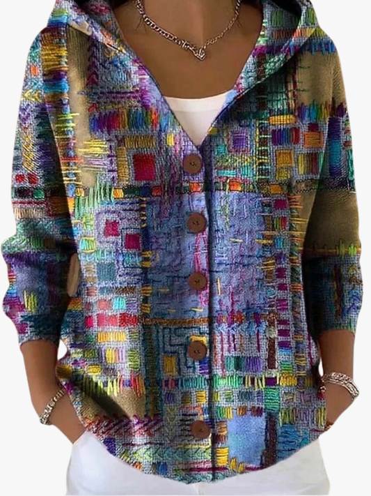 MOREAU LYON | WOMEN'S PATCHWORK HOODED VEST