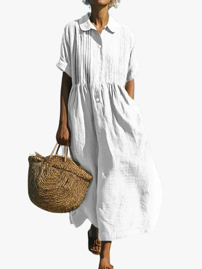 MOREAU LYON | ROBE EN LIN ÉLÉGANTE POUR FEMMES