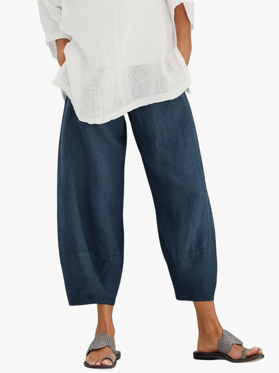MOREAU LYON | PANTALONS CROP EN COTON POUR FEMME
