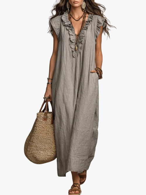 MOREAU LYON | Robe bohème chic fluide pour femmes