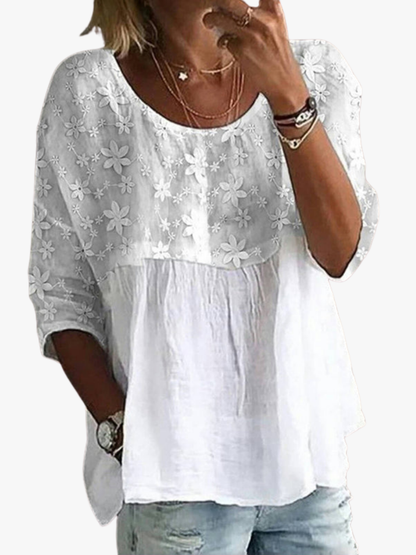 MOREAU LYON | BLOUSE BRODÉE FEMME