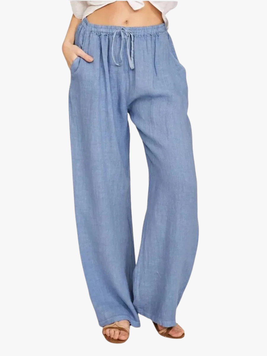 MOREAU LYON | WOMEN'S WIDE LEG CLASSIC TROUSERS
