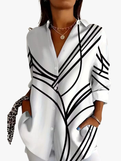 MOREAU LYON | BLOUSE IMPRIMÉE BOUTONNÉE FEMME