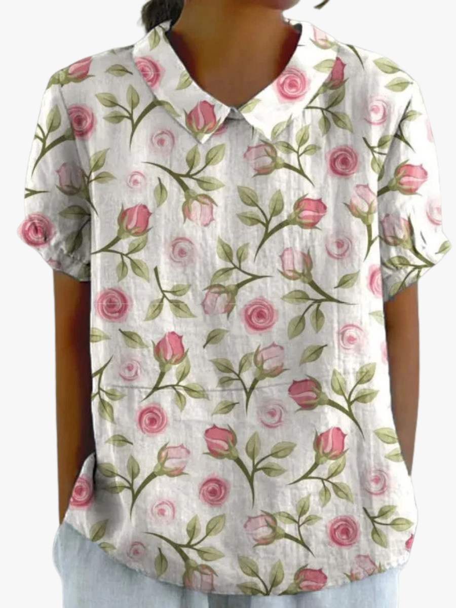MOREAU LYON | CHEMISE FLORALE DE PRINTEMPS POUR FEMMES
