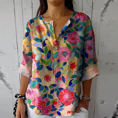 MOREAU LYON | BLOUSE FLEURIE FEMME