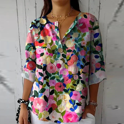 MOREAU LYON | BLOUSE FLEURIE FEMME