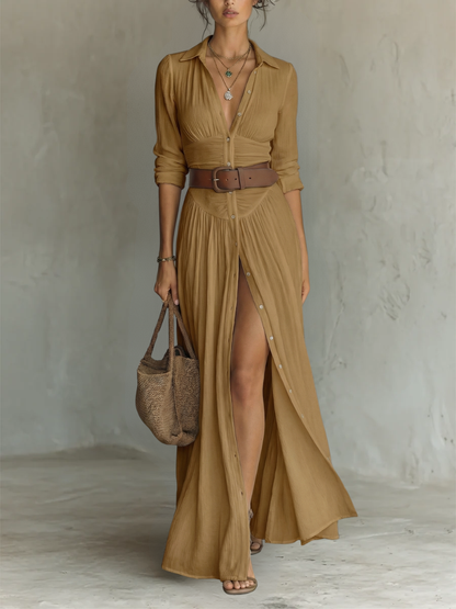MOREAU LYON | ROBE LONGUE ÉLÉGANTE POUR FEMME