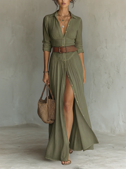 MOREAU LYON | ROBE LONGUE ÉLÉGANTE POUR FEMME