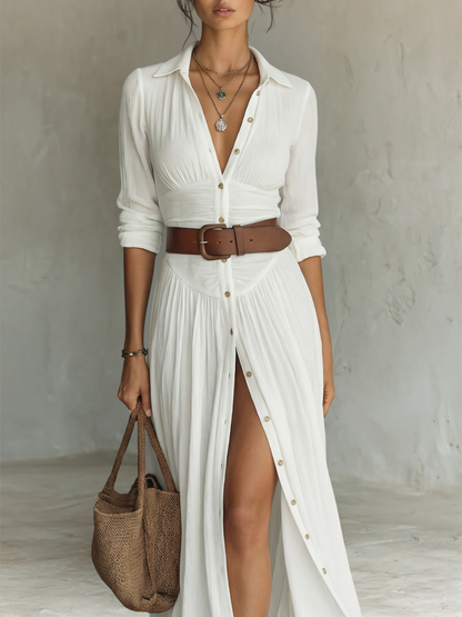 MOREAU LYON | ROBE LONGUE ÉLÉGANTE POUR FEMME