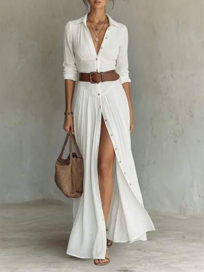 MOREAU LYON | ROBE LONGUE ÉLÉGANTE POUR FEMME