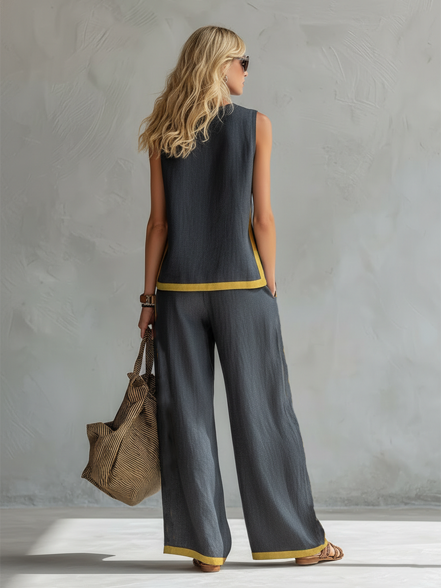 TREMBLAY MONTRÉAL | ENSEMBLE EN LIN CHIC POUR FEMME