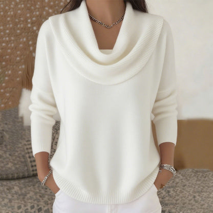 MOREAU LYON | Women's Elegant Collar Sweater
