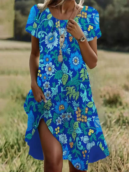 MOREAU LYON | ROBE D'ÉTÉ MI-LONGUE POUR FEMMES