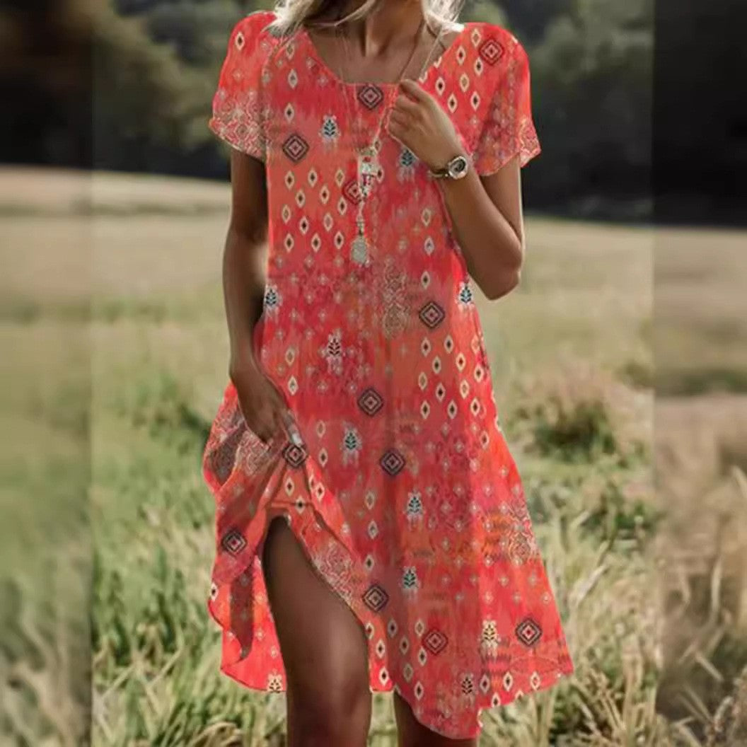 MOREAU LYON | ROBE D'ÉTÉ MI-LONGUE POUR FEMMES