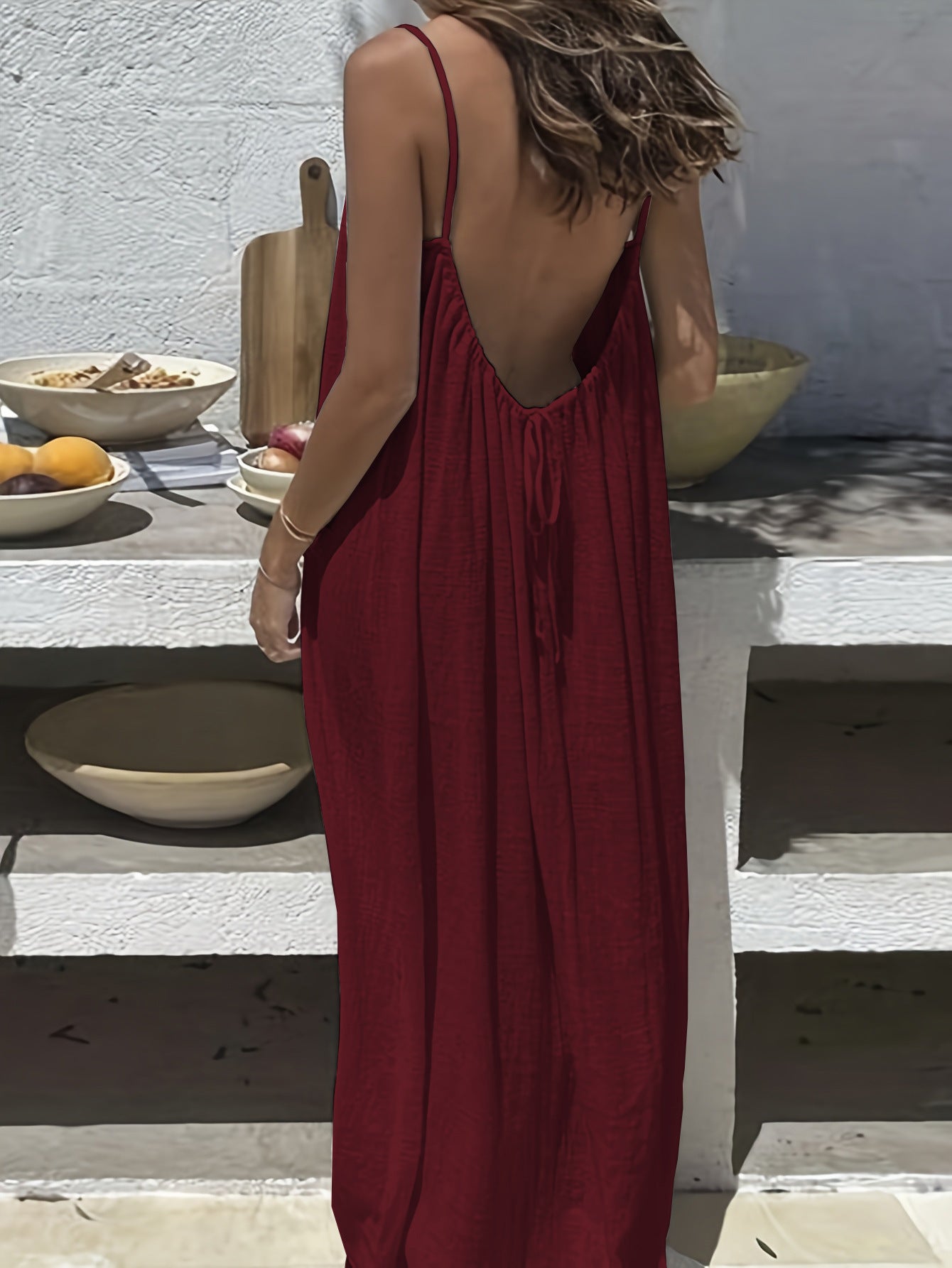 MOREAU LYON | WOMEN'S SPAGHETTI STRAP DRESS