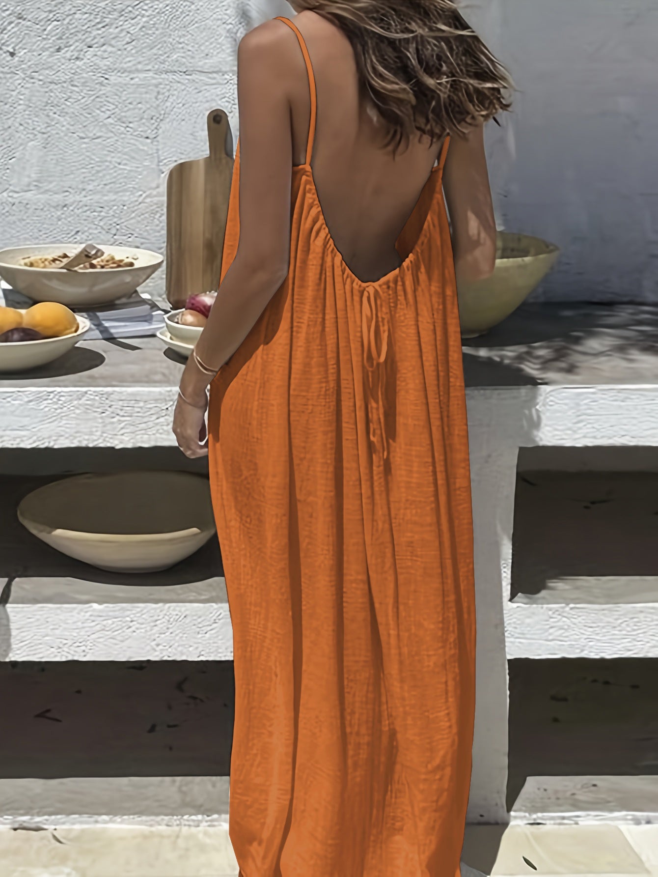 MOREAU LYON | WOMEN'S SPAGHETTI STRAP DRESS