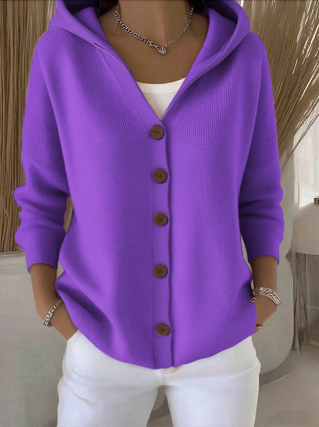 MOREAU LYON | WOMEN'S PATCHWORK HOODED VEST